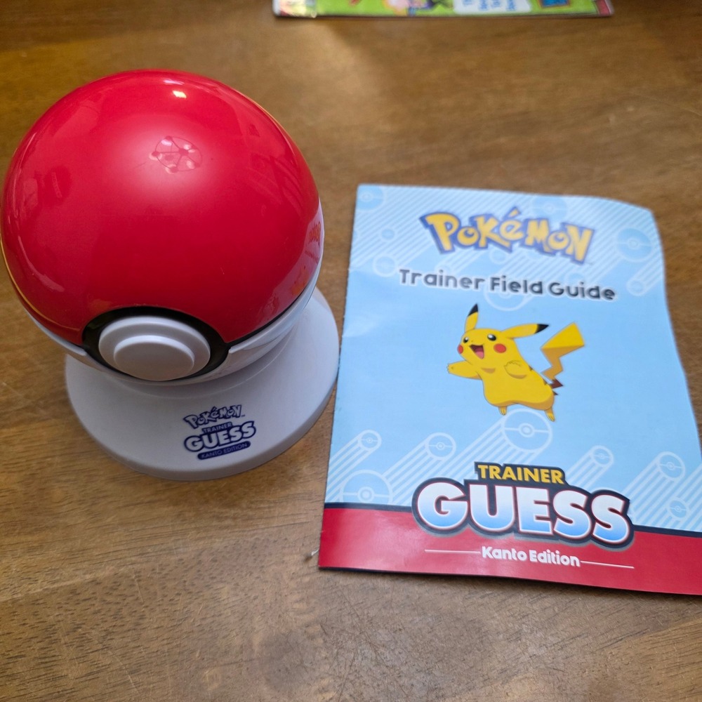 Pokemon‎ Trainer Guess Kanto Edition Electronic Game with Field Guide